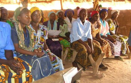 Mission: Frauenarbeit in Tschad.